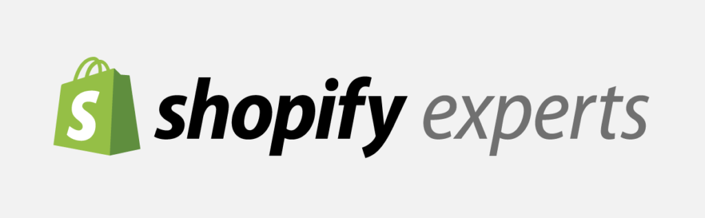 Shopify Experts Logo on Light Background