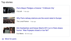 New Story Search Results for Paris