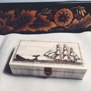 Scrimshaw box