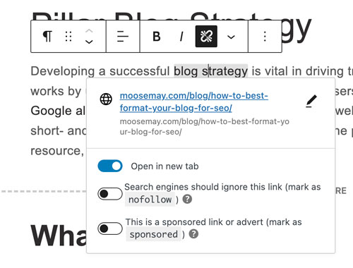 Hyperlinking Example on Moose May Blog