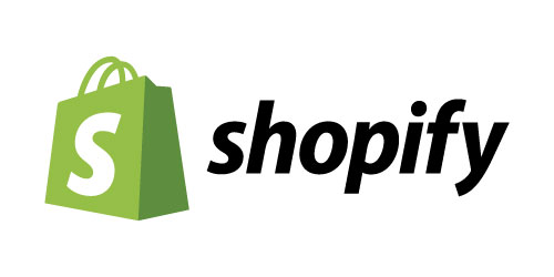 Shopify logo on white background